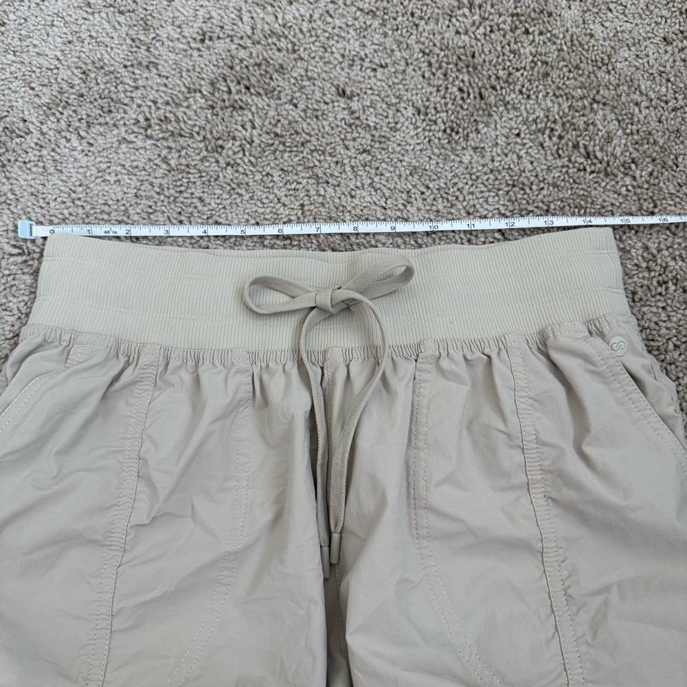 CALIA‎ by Carrie Underwood Effortless Nyluxe Jogger Khaki Sand Size Medium 28” - Picture 6 of 7